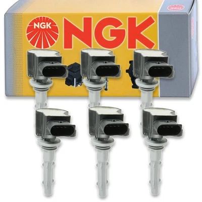 6 pcs NGK Ignition Coil for 2007-2008 Dodge Sprinter 3500 3.5L V6 - Spark rg - Image 1 of 4