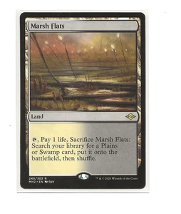 MARSH FLATS Modern Horizons 2 Magic NM English MTG MH2 - Imagen 1 de 1