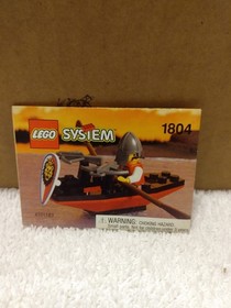 LEGO 1804 crosbow boat  Instructions Book Manual Only