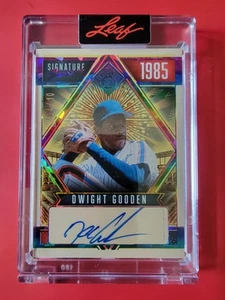 Dwight Gooden 2025 Leaf Seasons In The Sun Signature Seasons Baseball Card 04/10 - Picture 1 of 11