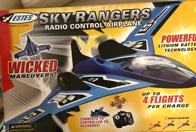 Vintage Estes Sky Rangers  Airplane RTF (NEW IN BOX) Red in color - Image 1 of 4