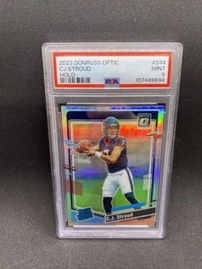 CJ Stroud 2023 Optic Rated Rookie Holo Prizm RC PSA 9 #244 TEXANS - Picture 1 of 3