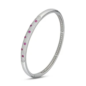 Armband Damen BOCCADAMO Sophie Starr aus Silber 925 Pavè Von Zirkone BR620R - Imagen 1 de 4
