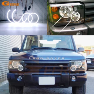 For Land Rover Discovery II 2 L318 2003 2004 COB Led Angel Eyes Kit Halo Rings - Picture 1 of 10