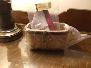 Longaberger 2004 Cesto Tovaglioli Aiuto Vacanze ~ Natale Set 3 Pezzi NUOVO! #LB-1 - Foto 1 di 7