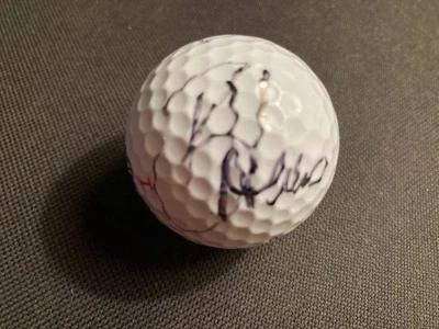 AUTOGRAPHED SIGNED PGA TOUR GOLF BALL AUTO AUTOGRAPH BILL HAAS BMW CHAMPIONSHIP! - Image 1 of 3