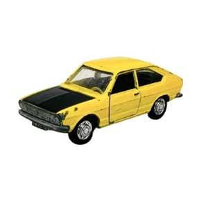 Vtg Schuco 872 VW Passat 1:66 Diecast Volkswagen Yellow Black Made in Germany - Picture 1 of 7