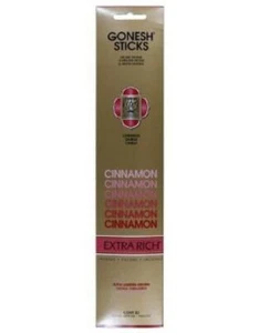 Gonesh Incense Sticks - 12 Packs - Cinnamon - 20 Sticks Per Pack Extra Rich - Picture 1 of 1