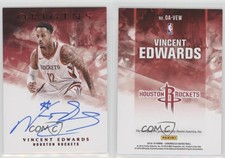 2018-19 Panini Chronicles Origins Red Vincent Edwards #OA-VEW Rookie Auto RC