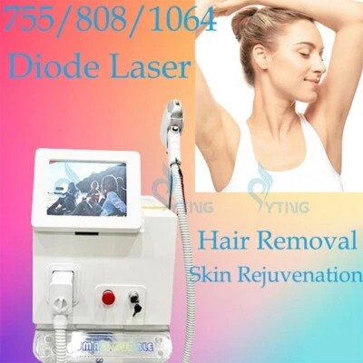 Titanium Diode Ice Laser Hair Removal Hair Depilator Machine 755nm 808nm 1064nm - Bild 1 von 4