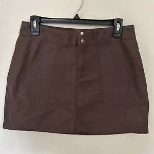 Nike ACG 72 Womens Sz 6 Brown Nylon Mini Skirt Hiking Equipment 84270 - Picture 1 of 6