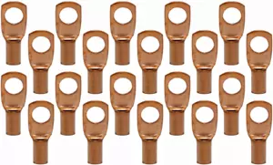 10 Pack Pipemen's Installation Solution 8g Copper Ring Terminal 1/4" IS-PTRC-8-8 - Picture 1 of 12
