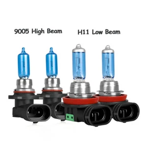 For Chevy Cruze 2016-2019 - 9005 H11 Halogen Headlight Bulbs High/Low Beam 4200K - Picture 1 of 31