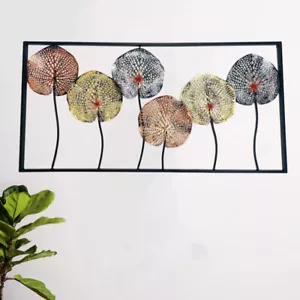Minimalist Metal Wall Art - Metal Hanging Decor -3D Wall Home Sculpture 100*50cm - Picture 1 of 10