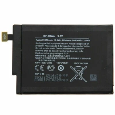 Genuine Nokia BV-4BWA Battery for Nokia Lumia 1320 3500mAh 3.8V - Image 1 of 4