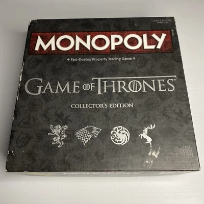 Monopoly Game of Thrones Collector's Edition (2015) 18+ Years VGC Complete - Image 1 of 4
