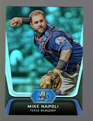 2012 Bowman Platinum  Mike Napoli #29 Texas Rangers - Image 1 of 2