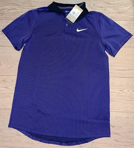 Nike Court Dri-FIT ADV Slam Men's Tennis Polo Shirt CV2863-510 SMALL 🎾 - Picture 1 of 4