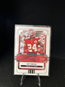 2022 Panini Contenders Skyy Moore Rookie of the Year CHIEFS ROY-SMO
