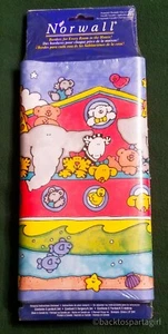 RARE Sue Dreamer Noah's Ark Wallpaper Border 5 yards x 10.5" Vintage NOS - Picture 1 of 10
