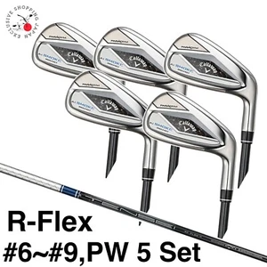 Callaway PARADYM Ai SMOKE MAX FAST Iron Set 5pcs #6~#9,PW R-Flex Shaft TENSEI 40 - Picture 1 of 7