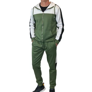 Chándal Para Hombre Pequeño Caqui Boohoo Hombre PVP £60 Ajustado Pista Sudadera con Capucha y Joggers - Imagen 1 de 7