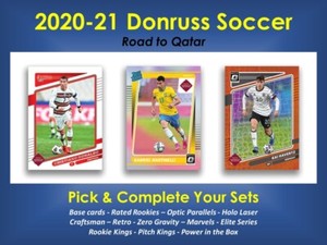 -2021-22 Donruss Soccer ⚽ Road to Qatar 💥 U-Pick - Base & Inserts 💥