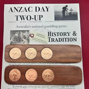 Regalo 30 cumpleaños. Juego de dos unidades de madera dura. Centavos australianos 1995. 2UP - Imagen 1 de 52