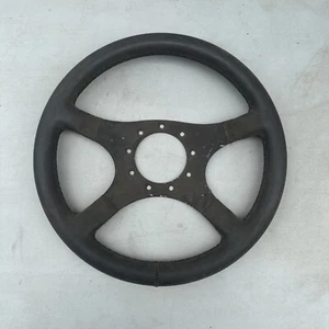 SPORTS STEERING WHEEL 350mm UNIVERSAL FITMENT HOLDEN FORD TORANA COMMODORE SS V8 - Picture 1 of 8