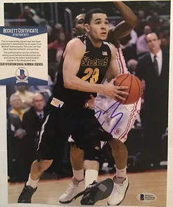 FRED VANVLEET SIGNED WICHITA STATE SHOCKERS 8x10 PHOTO BECKETT BAS COA D32950 - Picture 1 of 1