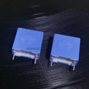 10-50pcs Philips VISHAY BC 0.1uF/250V MKP418 Hi-Fi Audio Film Capacitor 2% 104G - Picture 1 of 2