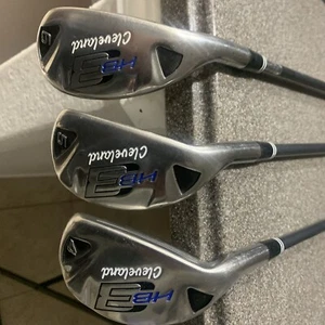 Cleveland HB3 #6, #5, +#4 Irons Ultra Light R Flex Graphite (Set Of 3 Hybrids) - Picture 1 of 8