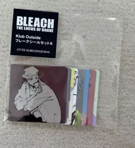 Bleach Anime 20th Anniversary Exhibition Flake Seal A Set Japan New - Picture 1 of 4