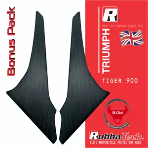 RubbaTech Knee pads for Triumph Tiger 900 motorcycles - bundle pack - Picture 1 of 7