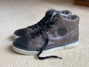 Bellamy Isman Grey Leather Boys Boots Size EU35 UK 2.5 - Picture 1 of 12