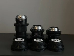ARRI PL Set 37 58 135 Standard Cinemod Helios Jupiter Mir Cine Pl Mount - Picture 1 of 8