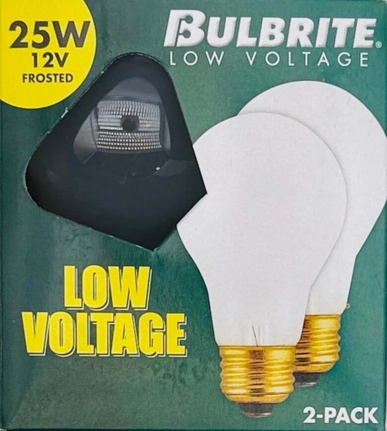 Bulbrite 110025 - 25 Watt - 12 Volt - A19 - Frost - 1000 Life Hours - 375 Lumens - Image 1 of 1
