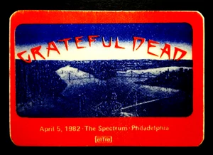 Grateful Dead Backstage Pass Spectrum 4-5-82 PA 4-5-1982 Road Trips Vol. 4 Nr. 4 - Bild 1 von 12