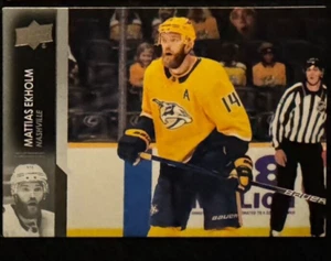 2021-22 Upper Deck Series 1 - #102 Mattias Ekholm - Picture 1 of 2