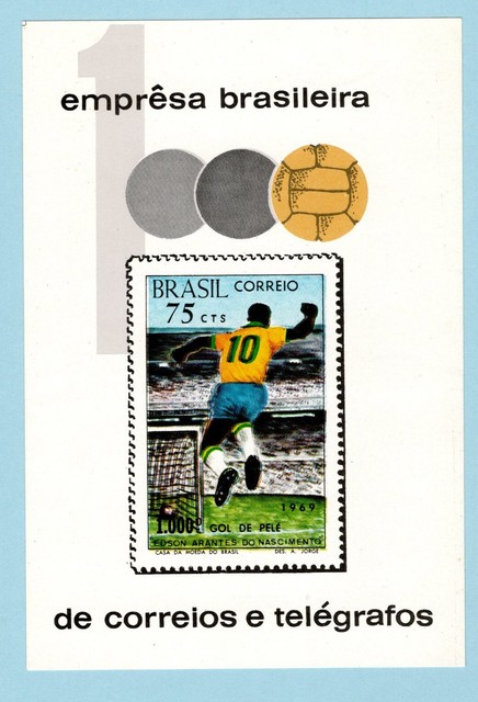 Brazil World Cup 1985 Mexico Soccer Football Mi BL68 Sn 2008 Yt BF67 RHM  B-70