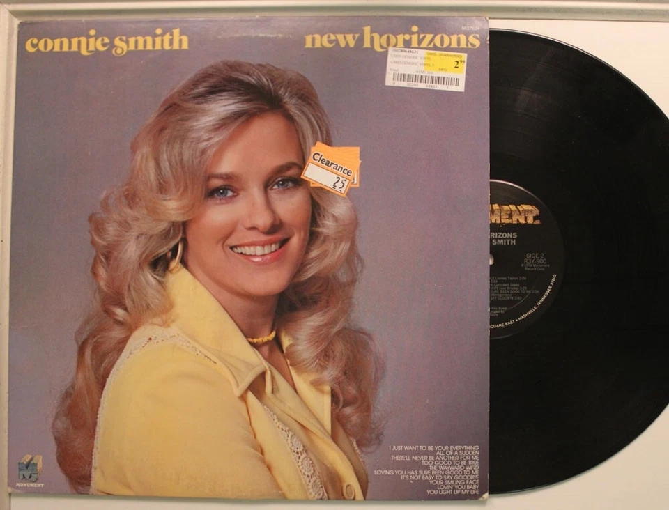 Connie Smith Lp New Horizons On Monument - Vg / Vg - Image 1 of 1