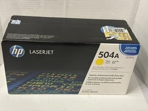 Nuevo Cartucho de Tóner Original HP Amarillo 504A (CE252A) CAJA SELLADA - Imagen 1 de 4