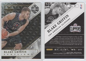 2015-16 Panini Limited Spotlight Gold /25 Blake Griffin #57