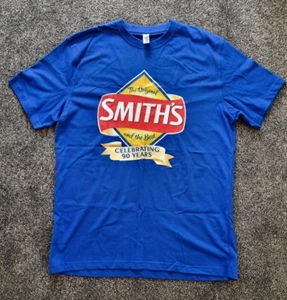 Smiths Chips Graphic Men'S T-Shirt - Blue - Celebrating 90 Years - XXL - Picture 1 of 4
