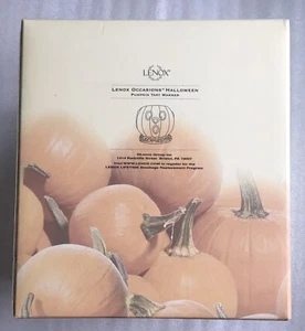 Lenox Occasion Pumpkin Tart Warmer Halloween & Yankee Candle French Vanilla NEW - Picture 1 of 3