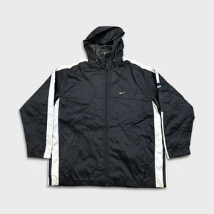 Chaqueta Nike de Colección Años 90 Para Hombre Grande Negra Ropa Deportiva Swoosh Exterior Cortavientos - Imagen 1 de 11