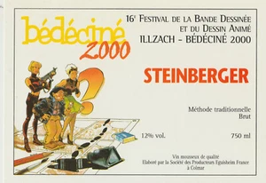 MEYNET Fanfoué etiquette de vin mousseux 2000 festival Illzach - Picture 1 of 1