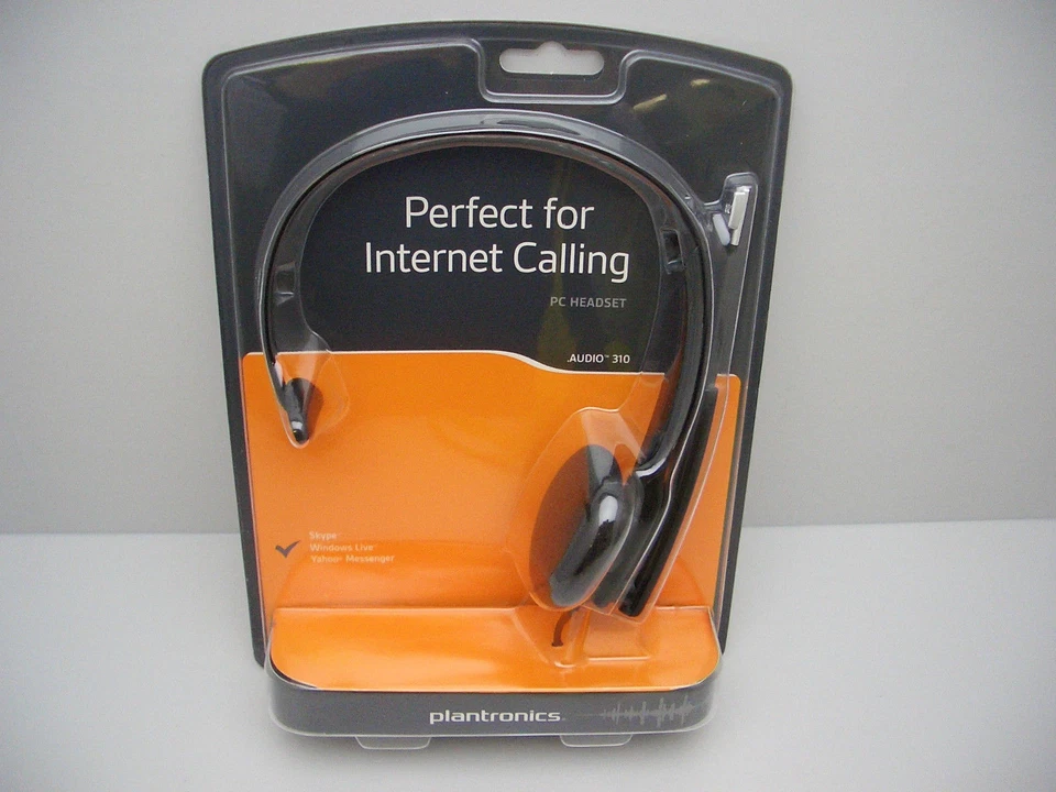 Plantronics .audio 310 Mono-Auricolare Nero Fascia Computer Nc Cuffie New IN Box - Immagine 1 di 1