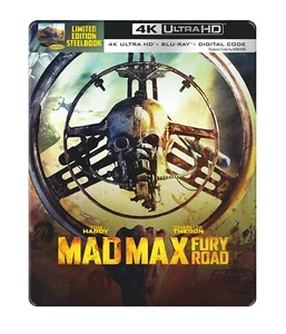 Mad Max: Fury Road STEELBOOK (4K Ultra HD Blu-Ray UHD + Blu-ray + Digital Copy) - Picture 1 of 3