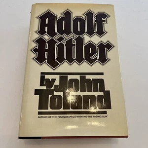 Adolf Hitler by John Toland 1976 Hardcover Vol 1 Vintage Hardcover - Picture 1 of 5